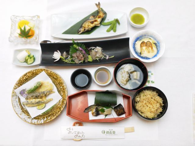 「柑味鮎」のお料理