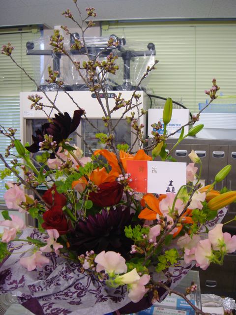 御祝いの花