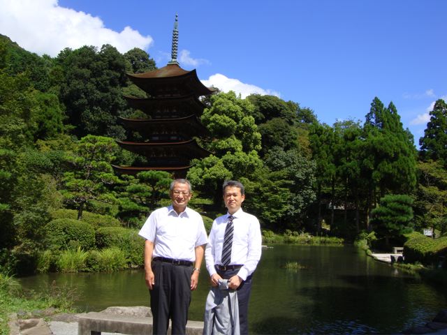 瑠璃光寺にて