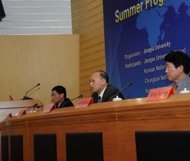 江蘇大学学長の激励