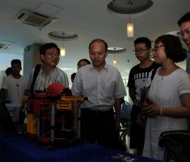 江蘇大学学長の視察