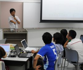 講義風景(ロボット)