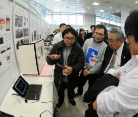 各国学長へのプレゼン