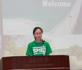 中国学生代表挨拶