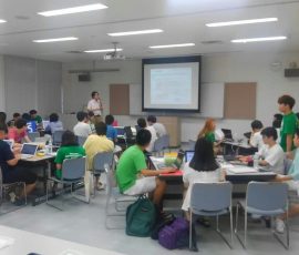 講義風景(ロボット)