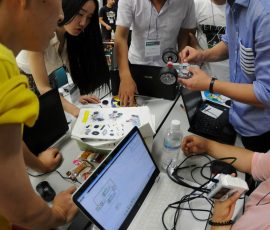 講義風景(ロボット)