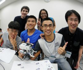 講義風景(ロボット)