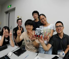 講義風景(ロボット)