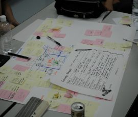 講義風景(アイデア抽出)