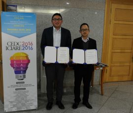 博士後期課程の羅君,楊君が論文賞受賞