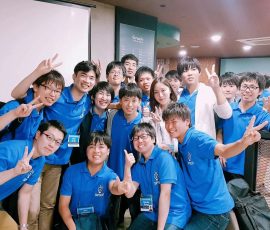 SPIED2018のバンケットでの集合写真